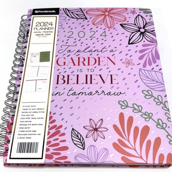 Pembrook Office 224 Planner Weekly Layouts Monthly Calendar Notes